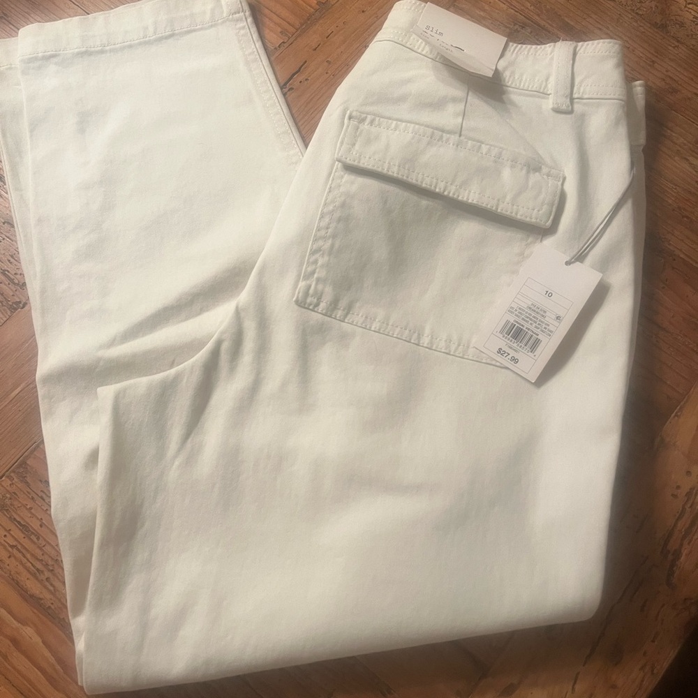 a new day Off-White Straight Leg Women's Pants